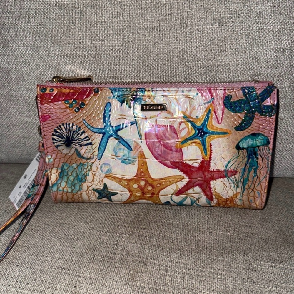 Brahmin Starlight Daisy Wristlet